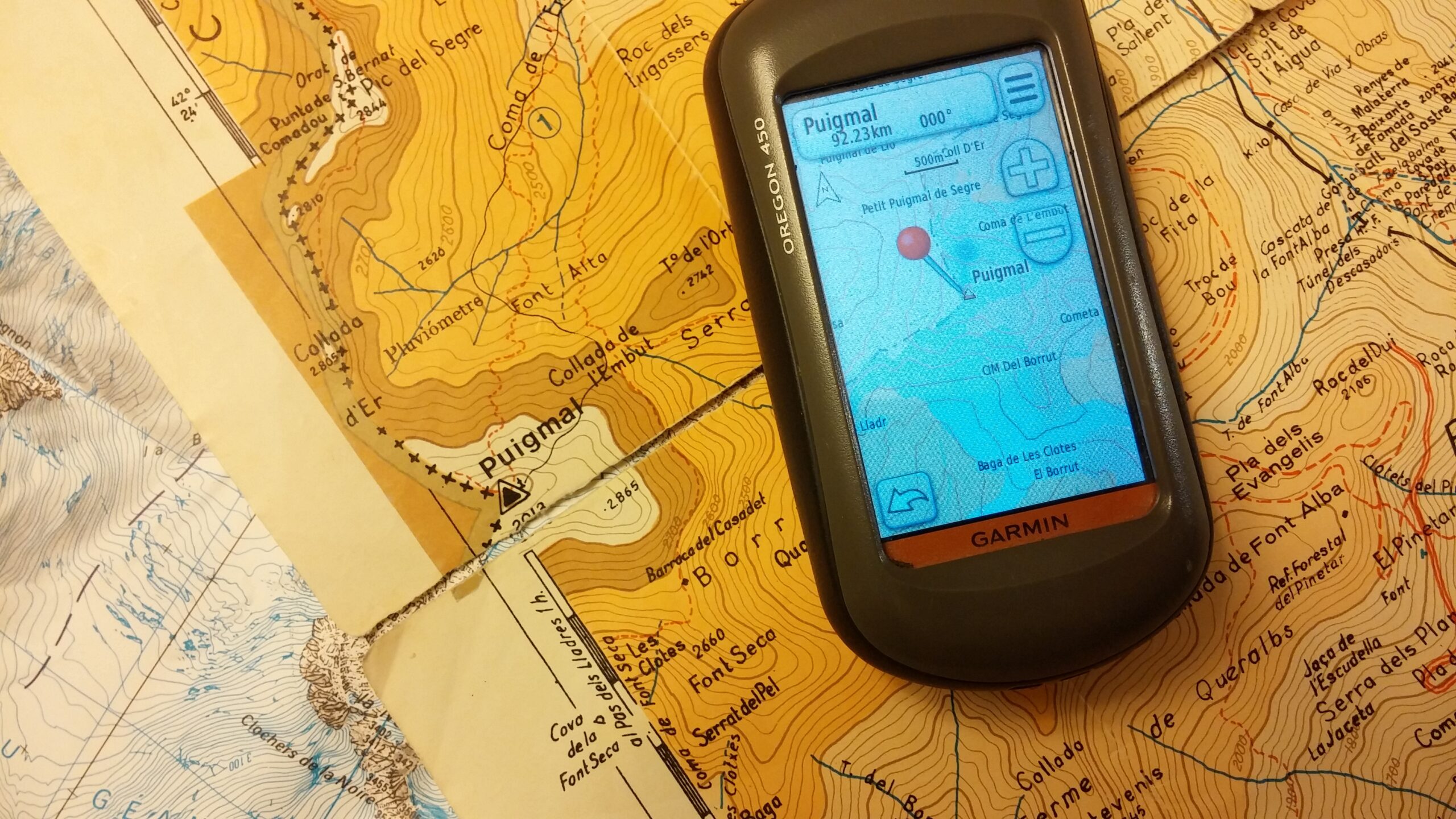 Tastet de GPS